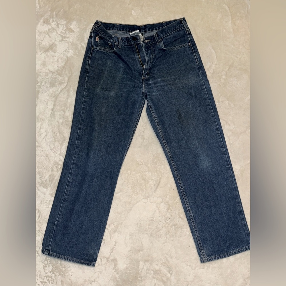 Flame-Resistant signature denim dungaree